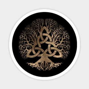 Tree of life -Yggdrasil with Triquetra Magnet